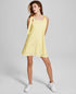 Now This Womens Cotton Tie Strap A Line Dress